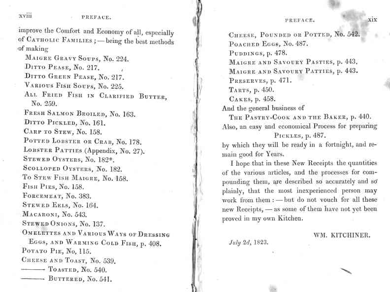 The Cook's Oracle, sheet 000i