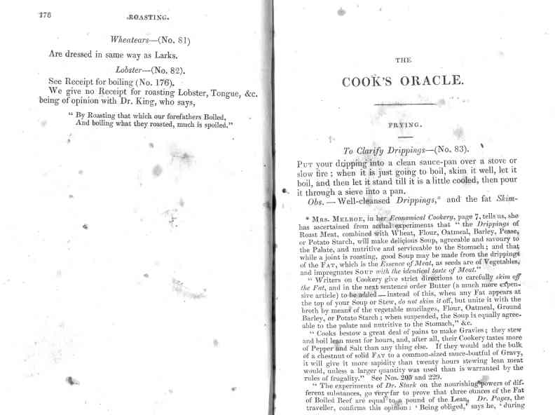 The Cook's Oracle, sheet 090