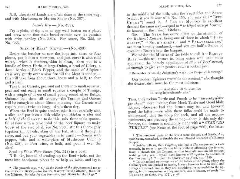 The Cook's Oracle, sheet 189