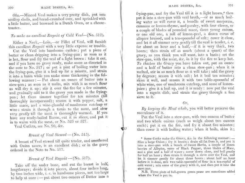 The Cook's Oracle, sheet 196