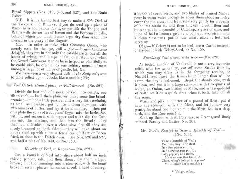 The Cook's Oracle, sheet 198