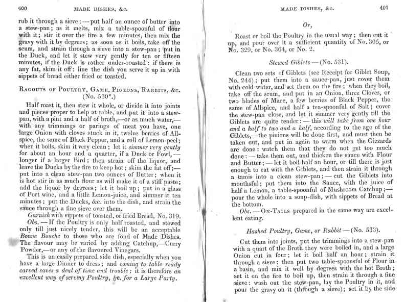 The Cook's Oracle, sheet 201